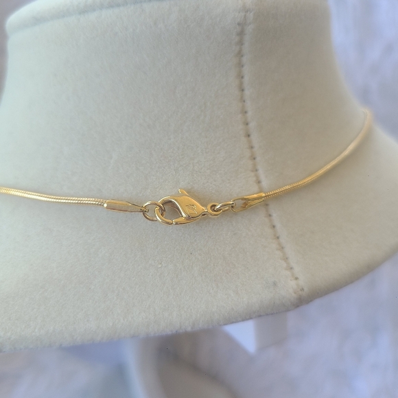 Swarovski Signed Swan Logo Triple Crystal Pendant Necklace- Excellent Condition - Picture 4 of 4